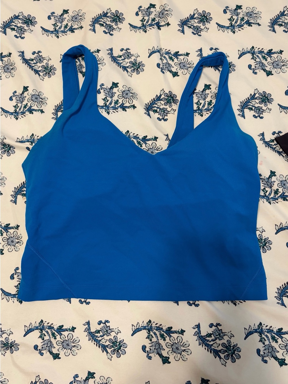 Blue women’s align tank